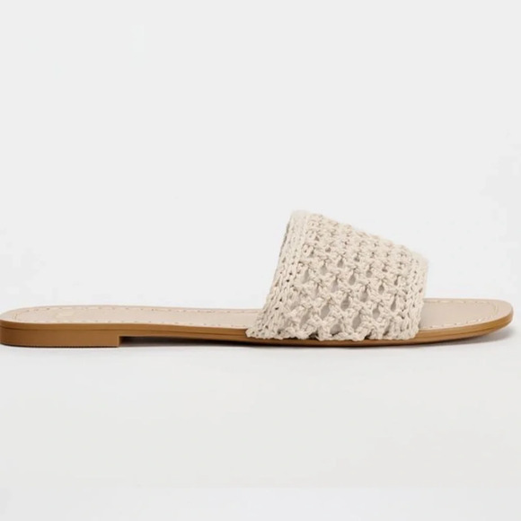 Zara Woven Knit Sandals Size 39 - Picture 4 of 11